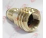 Converts Propane LP TANK POL service valve to QCC (Type 1) outlet Brass Adapter 
